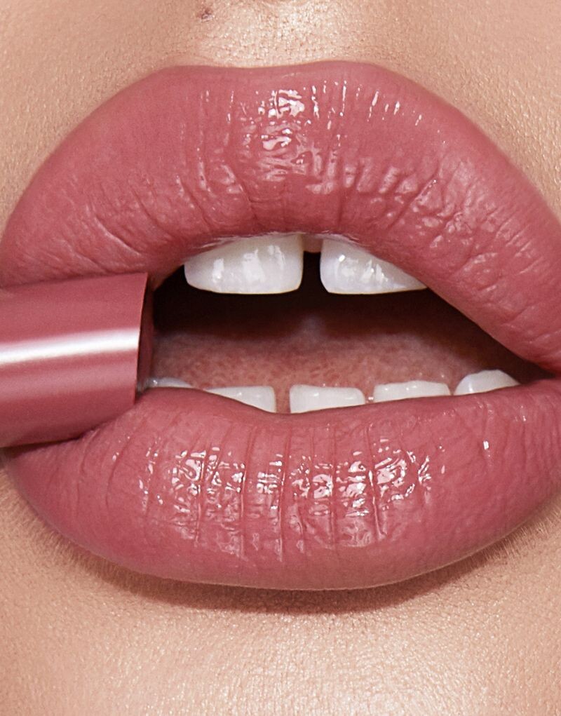 Губная помада Charlotte Tilbury Hyaluronic Happikiss: оттенок Pillow Talk, Pillow Talk — фото 3
