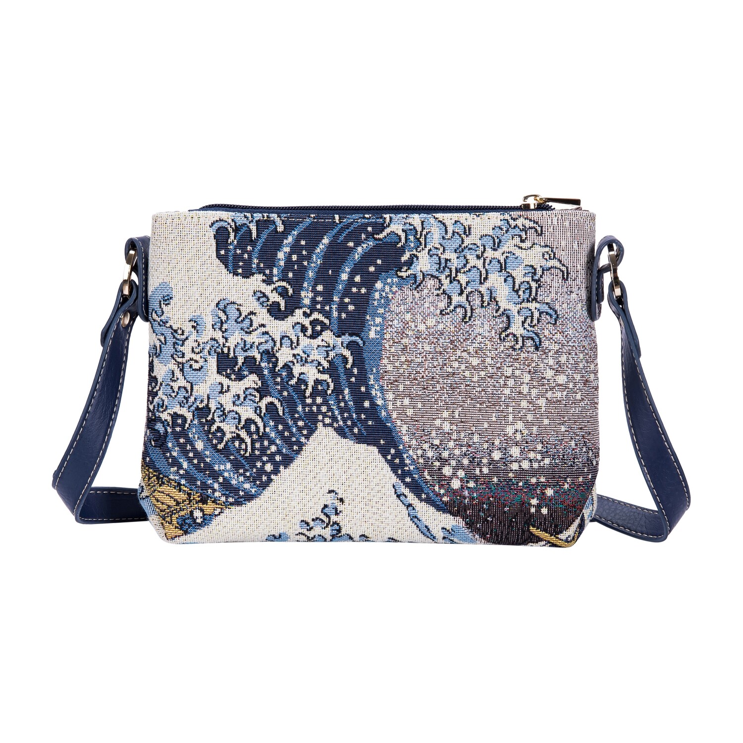 

Сумка через плечо Goebel Umhängetasche Katsushika Hokusai Die Welle, красочный