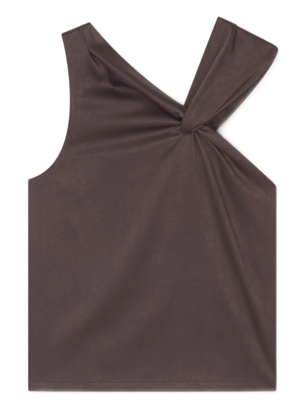 

Топ асимметричного кроя Aeron, коричневый