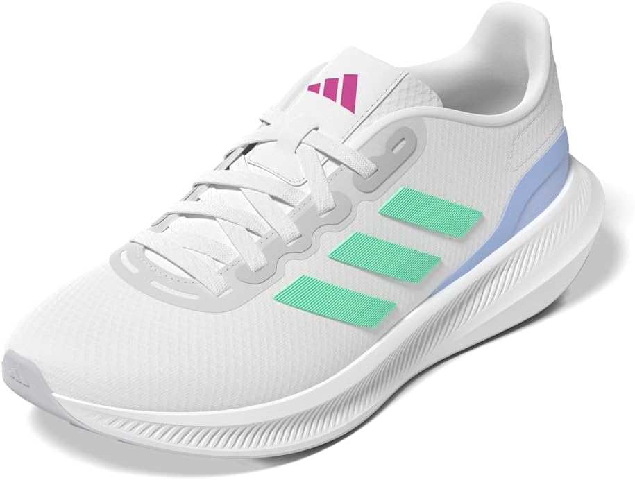 Кроссовки Adidas Questar W для бега, мужские, белый/голубой — фото 3