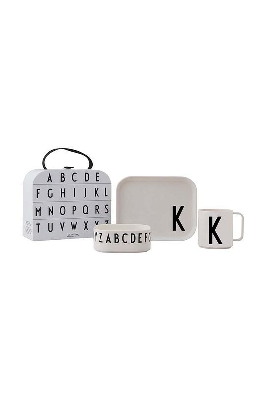 

Детский завтрак «Классика» в чемодане К 4 шт. Design Letters, белый