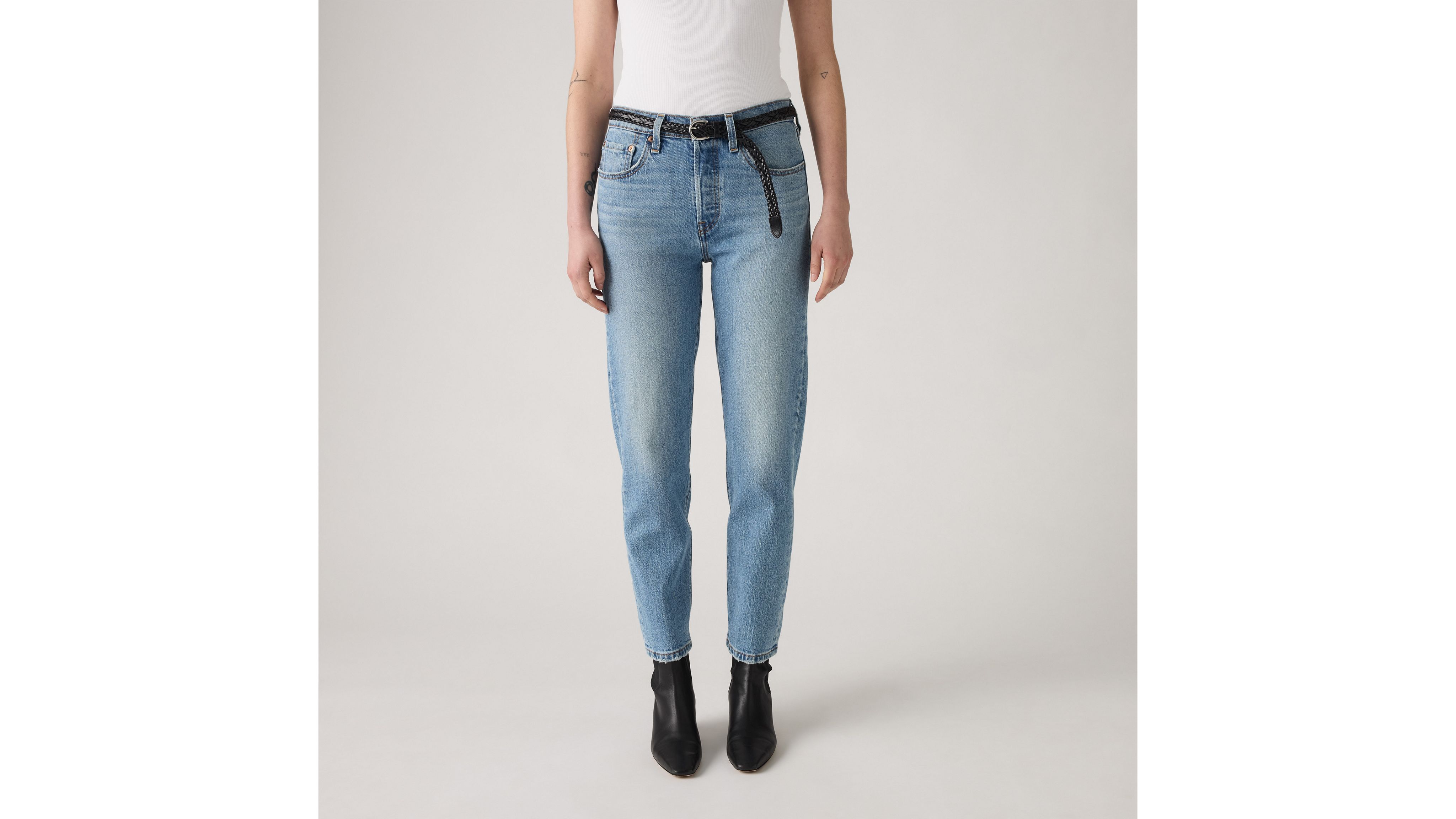 Укороченные женские джинсы 501 Original Levi's, Where To Now - Medium Wash — фото 2