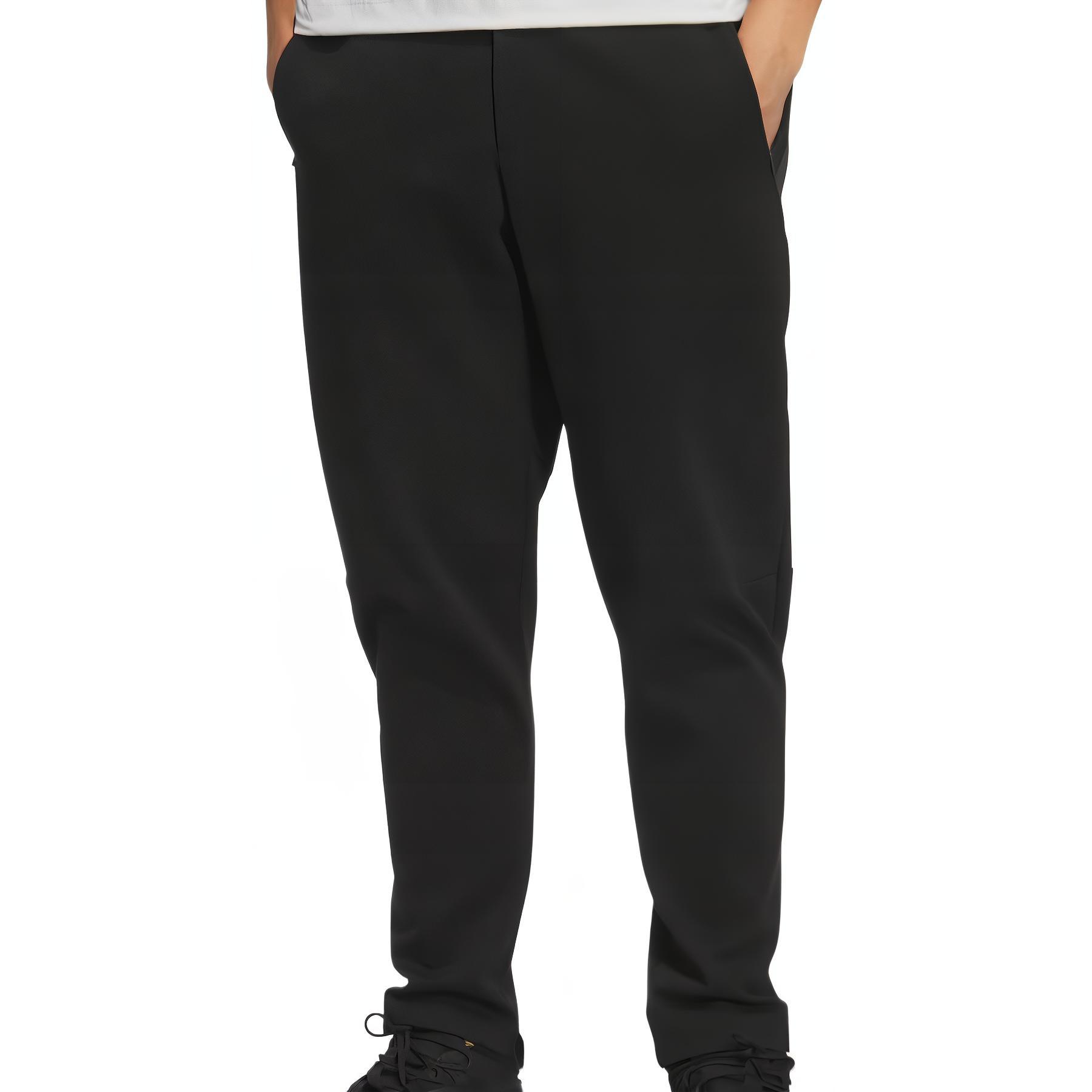 SS25 Вязаные спортивные штаты мужские Adidas, черный — фото 3