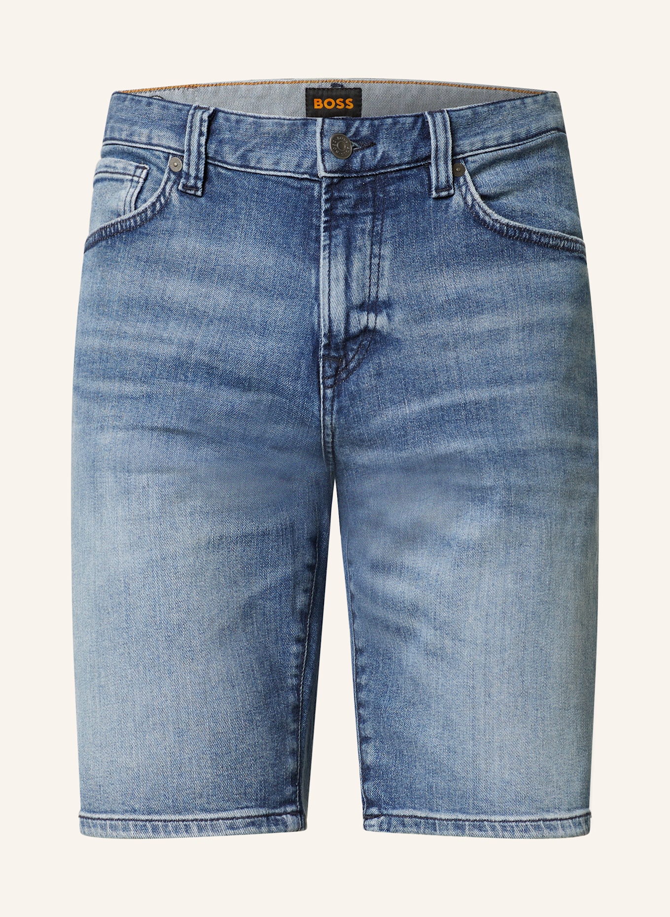

Джинсовые шорты re.maine regular fit Boss, синий