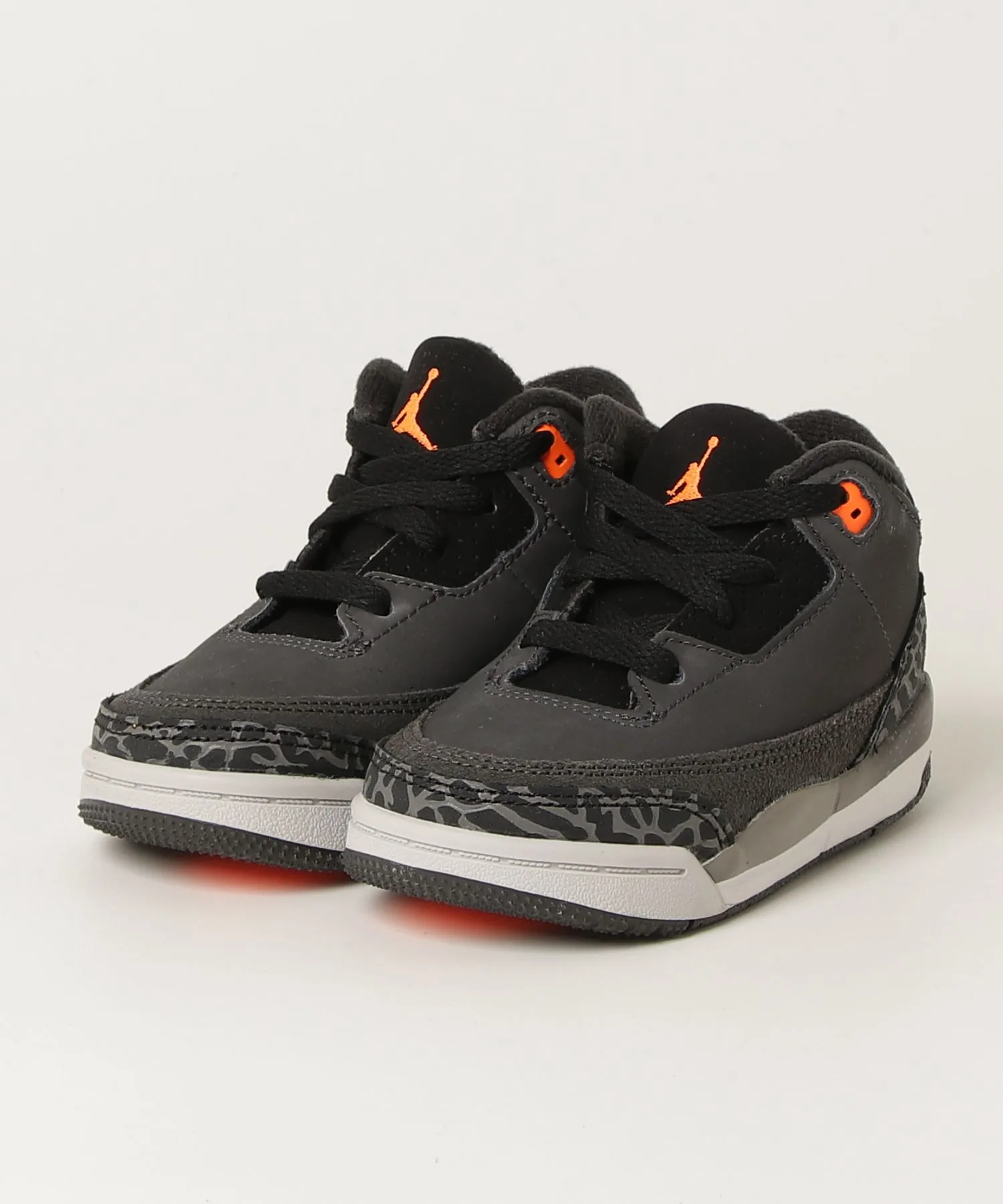 Детские кроссовки с амортизацией AIR JORDAN 3 RETRO TD JORDAN BRAND черные