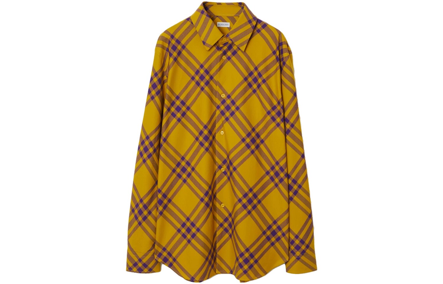 

Рубашка мужская желтая Burberry, желтый