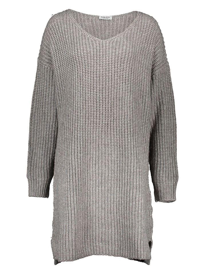 

Платье до колена Sublevel, серый