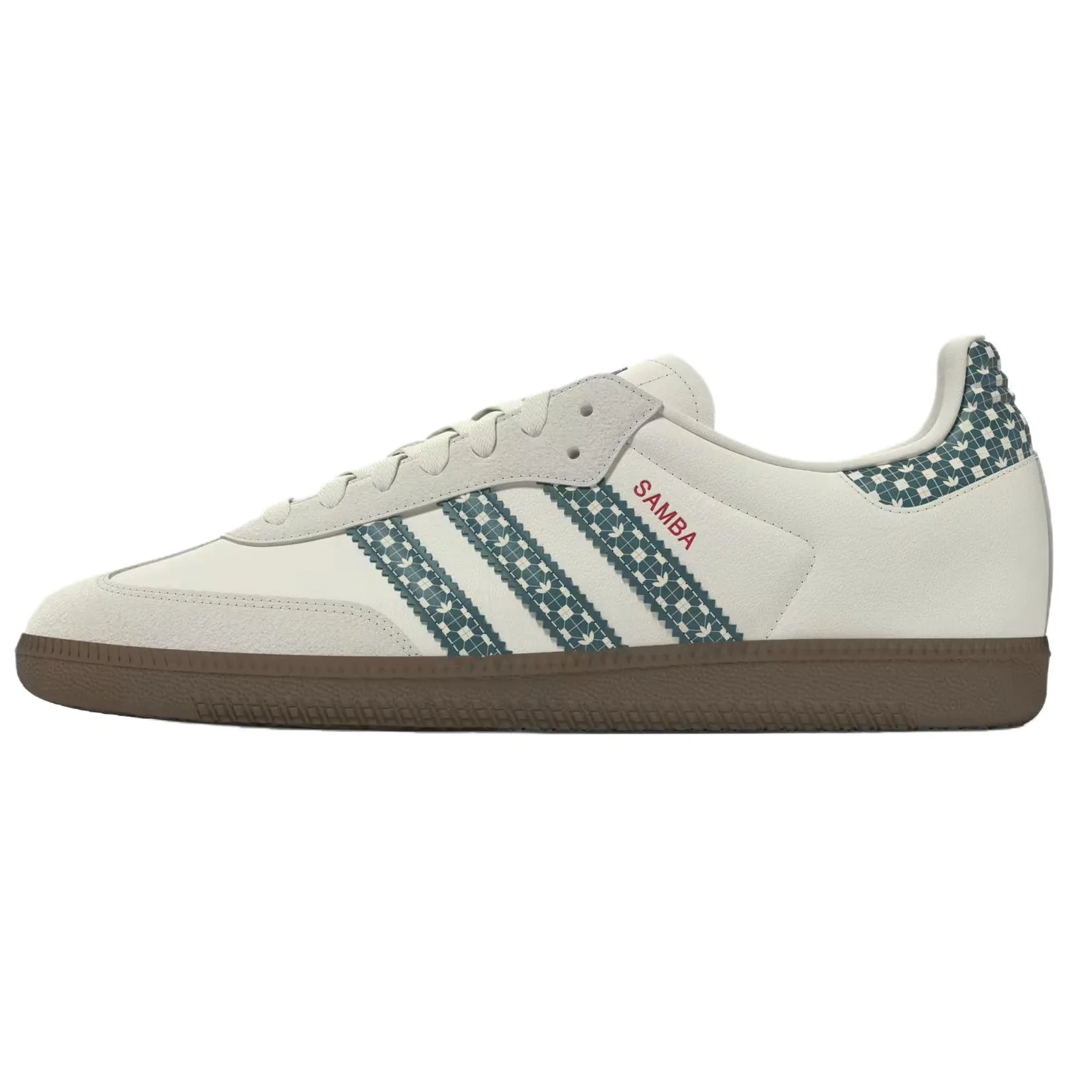 Adidas Кроссовки Samba OG German Army мужские бежево-зеленые