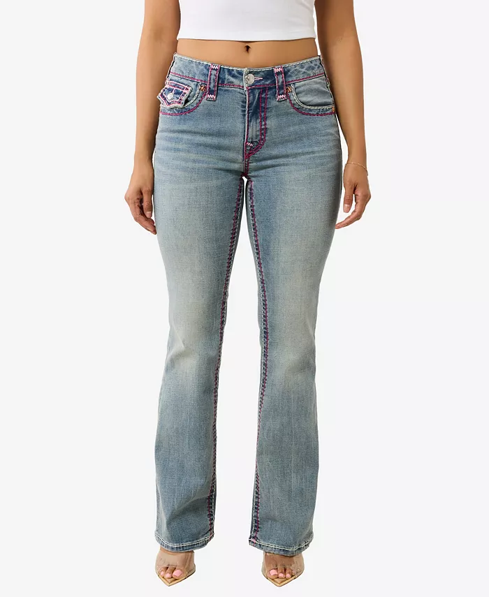 

Женские джинсы Becca Super T Bootcut Flap True Religion, синий
