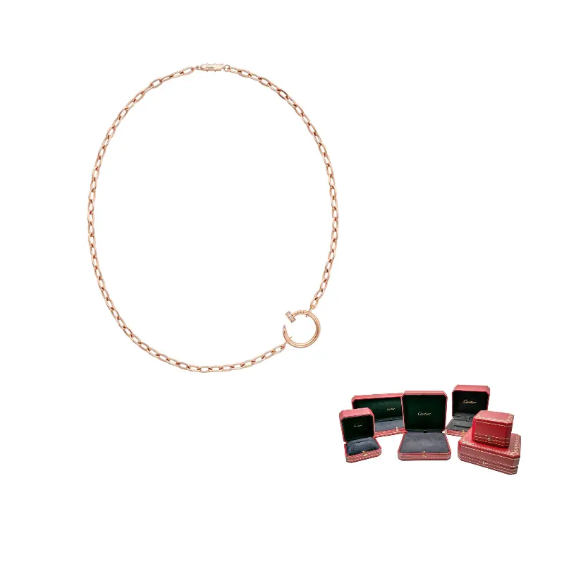 

Cartier Колье из розового золота 18 карат серии Juste Un Clou для женщин