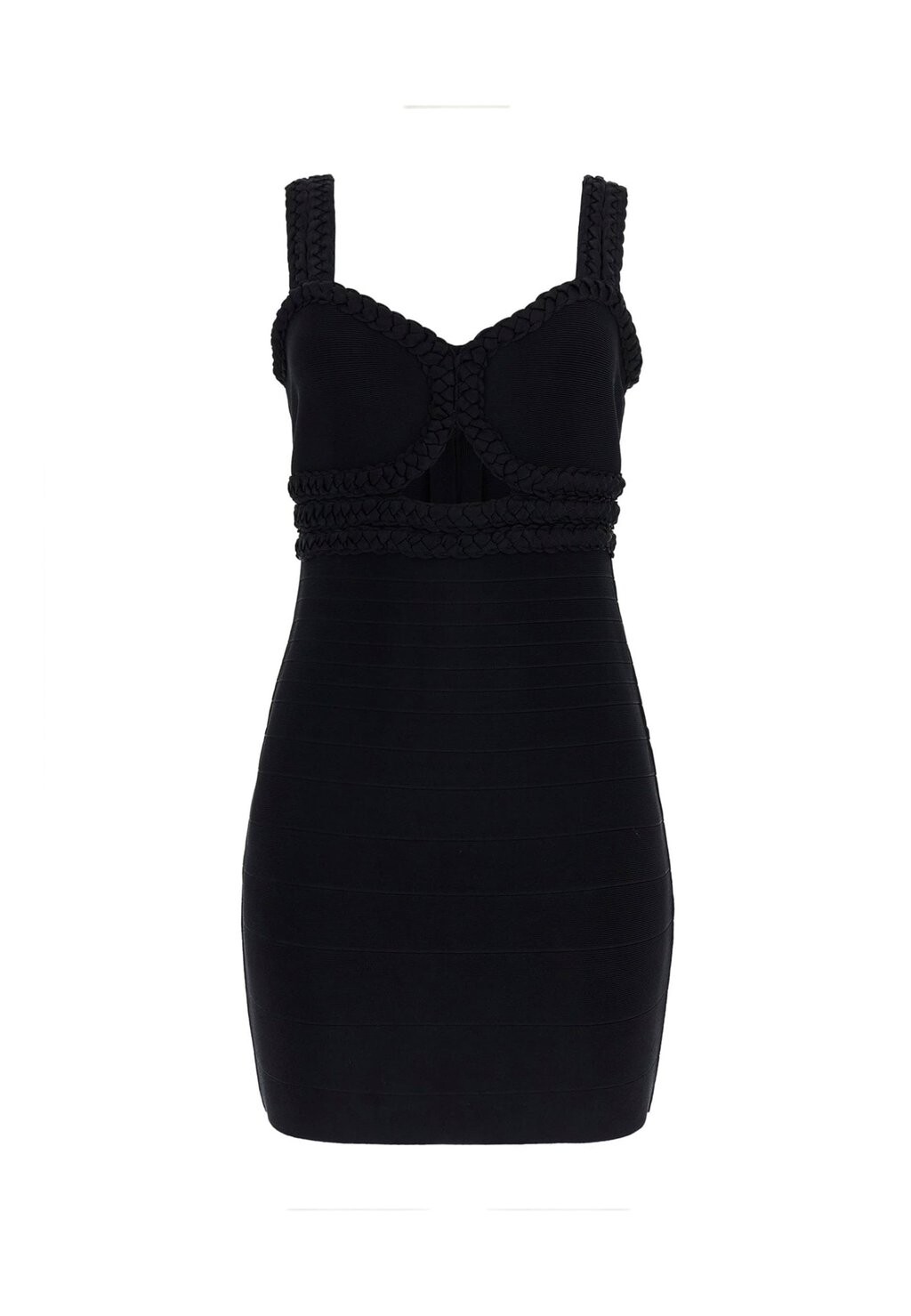 

Трикотажное платье Kurzes Bodycon Guess, черное