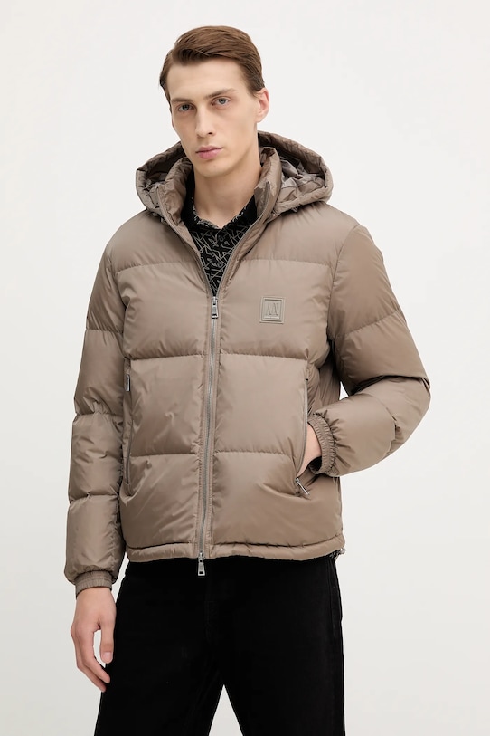 

Пуховая куртка Armani Exchange, коричневый
