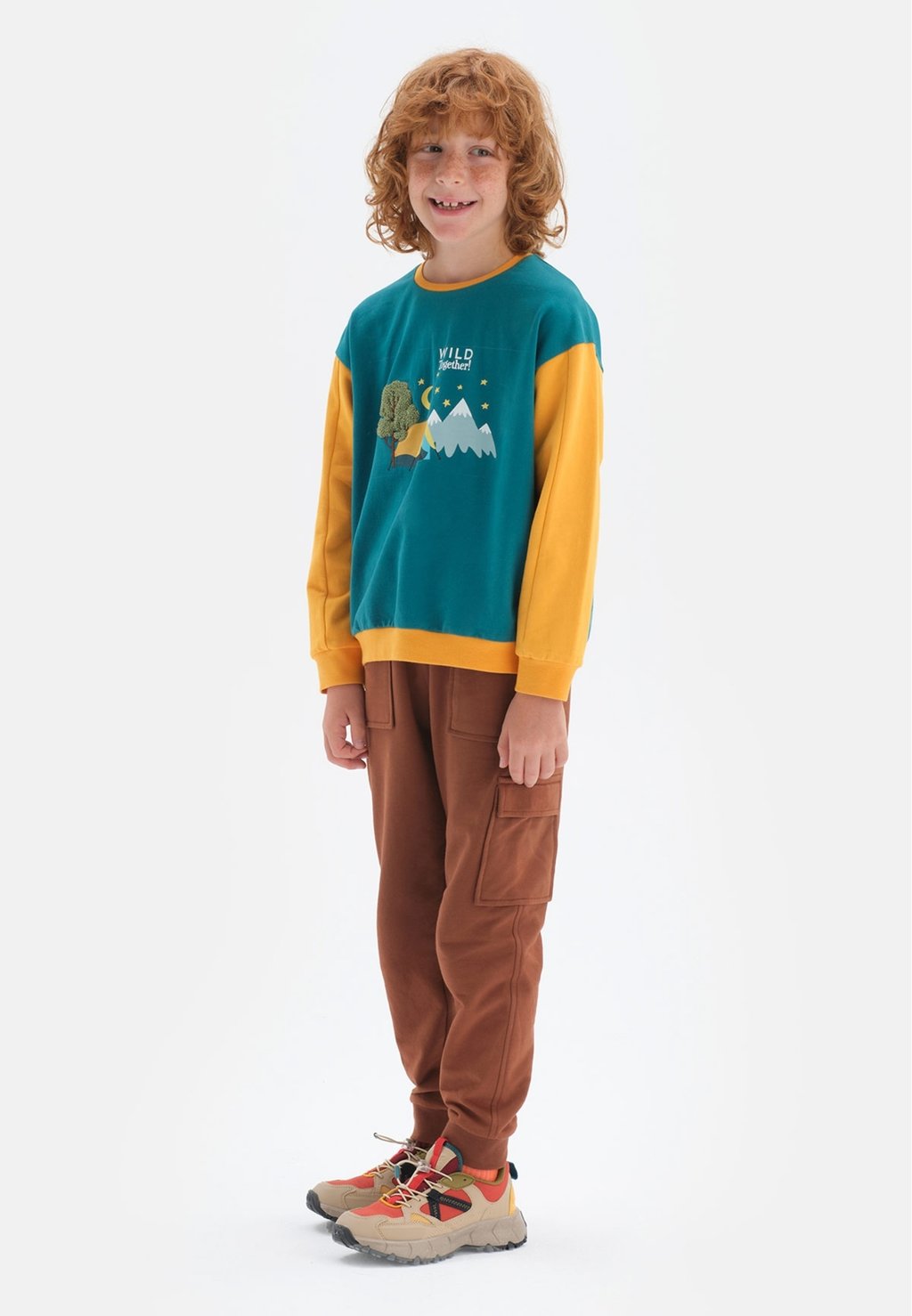 

Толстовка CREW NECK CAMPING DAGI, цвет green