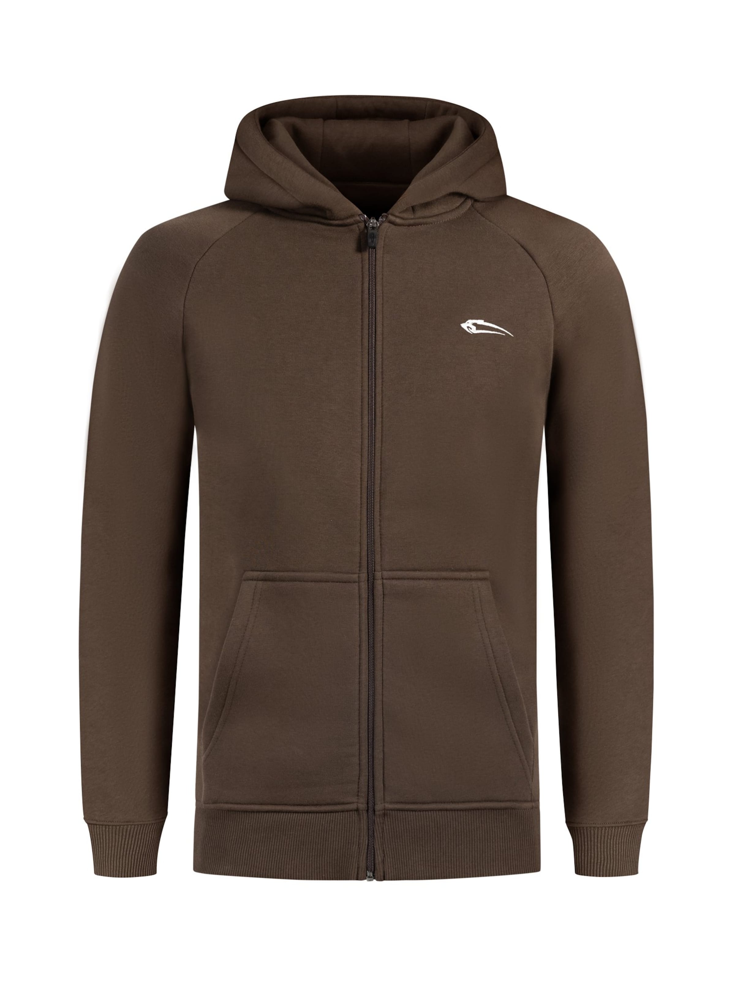 

Smilodox Худи на молнии в коричневом цвете, Коричневый, Smilodox Худи на молнии в коричневом цвете