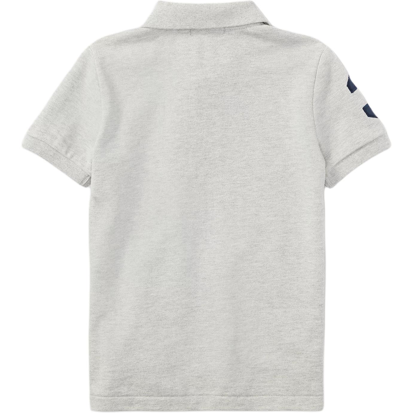 Футболка серая детская Polo Ralph Lauren — фото 3