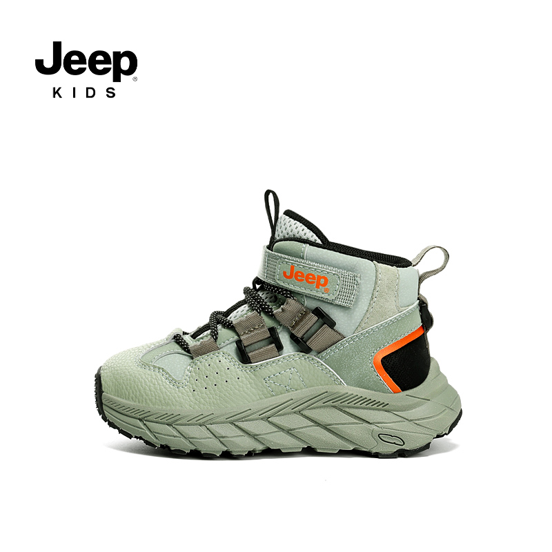 Jeep Кроссовки Mid top Running Shoes Green Bean Green/milk Coffee для детей — фото 4