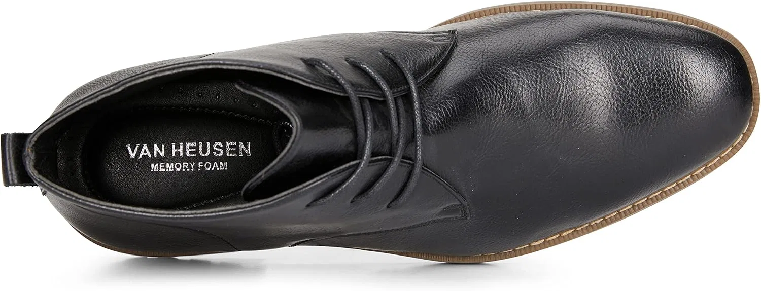 Ботинки Van Heusen Men's Gibson Oxford Shoes, Black — фото 3