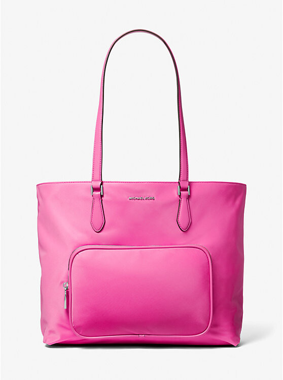 

Большая нейлоновая сумка-тоут Cara Michael Kors, красный