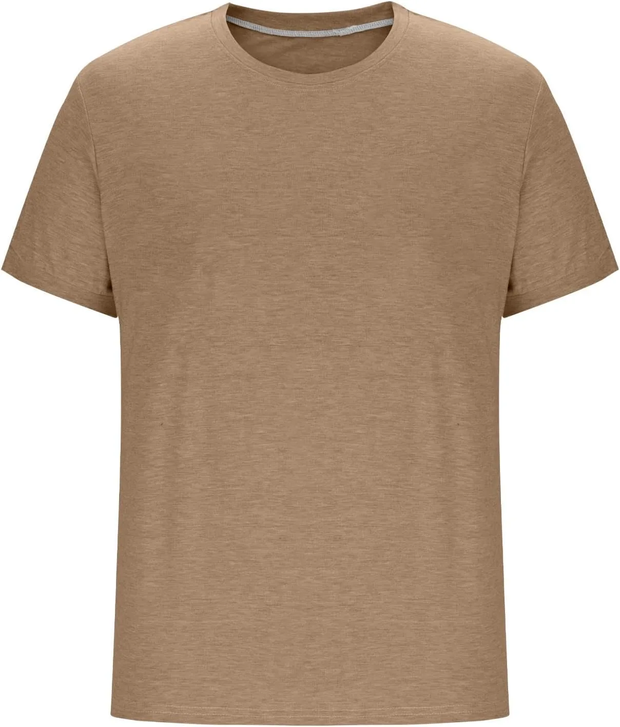 Футболка мужская Short Sleeve Tee Shirt Casual Lightweight Round Neck Plus Size — фото 2