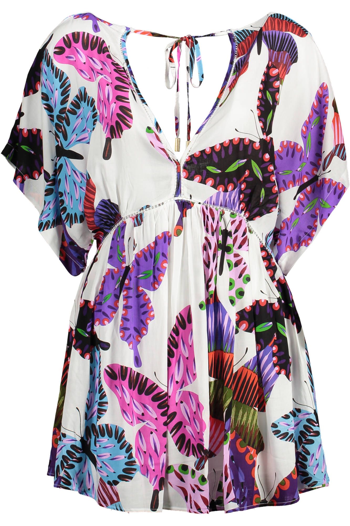 

Белое вискозное женское платье Desigual