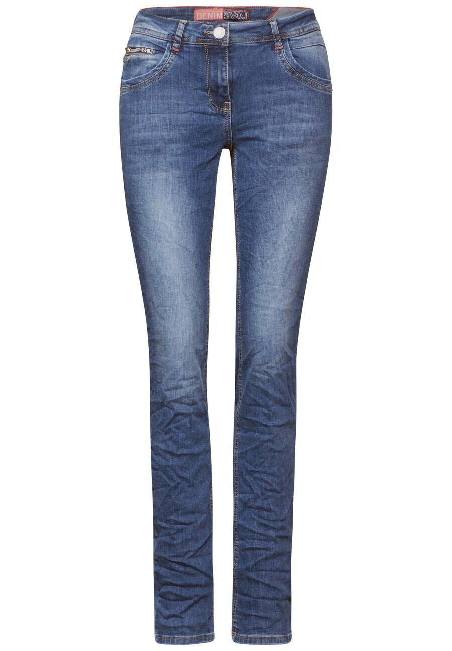 

Джинсы CECIL Regular Jeans, синий деним