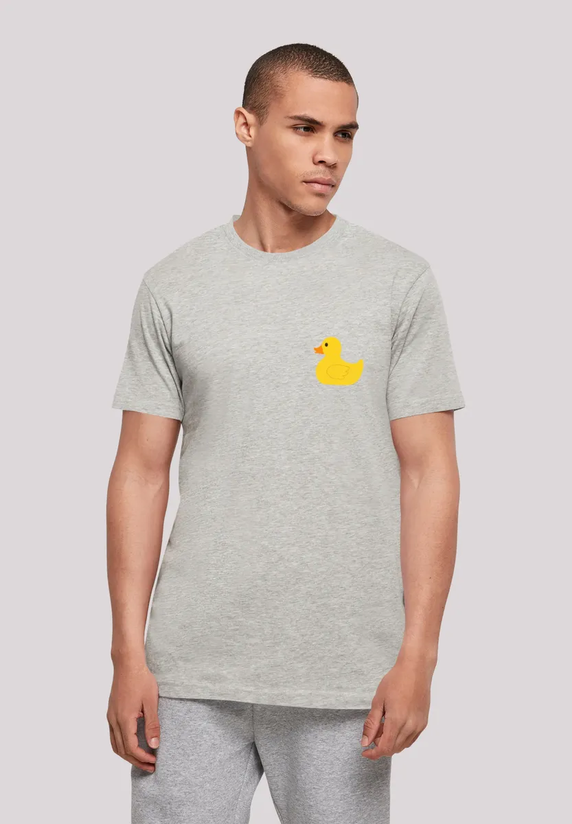 

F4NT4STIC Футболка "Yellow Rubber Duck TEE UNISEX", принт, серый