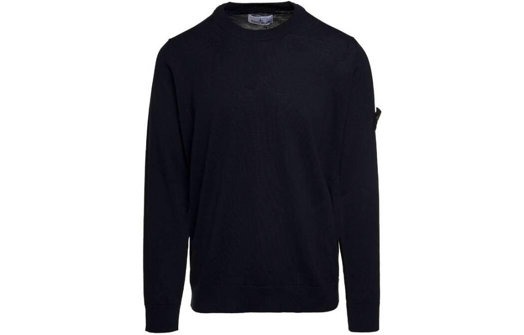 

Свитер мужской Stone Island с нашивкой, синий