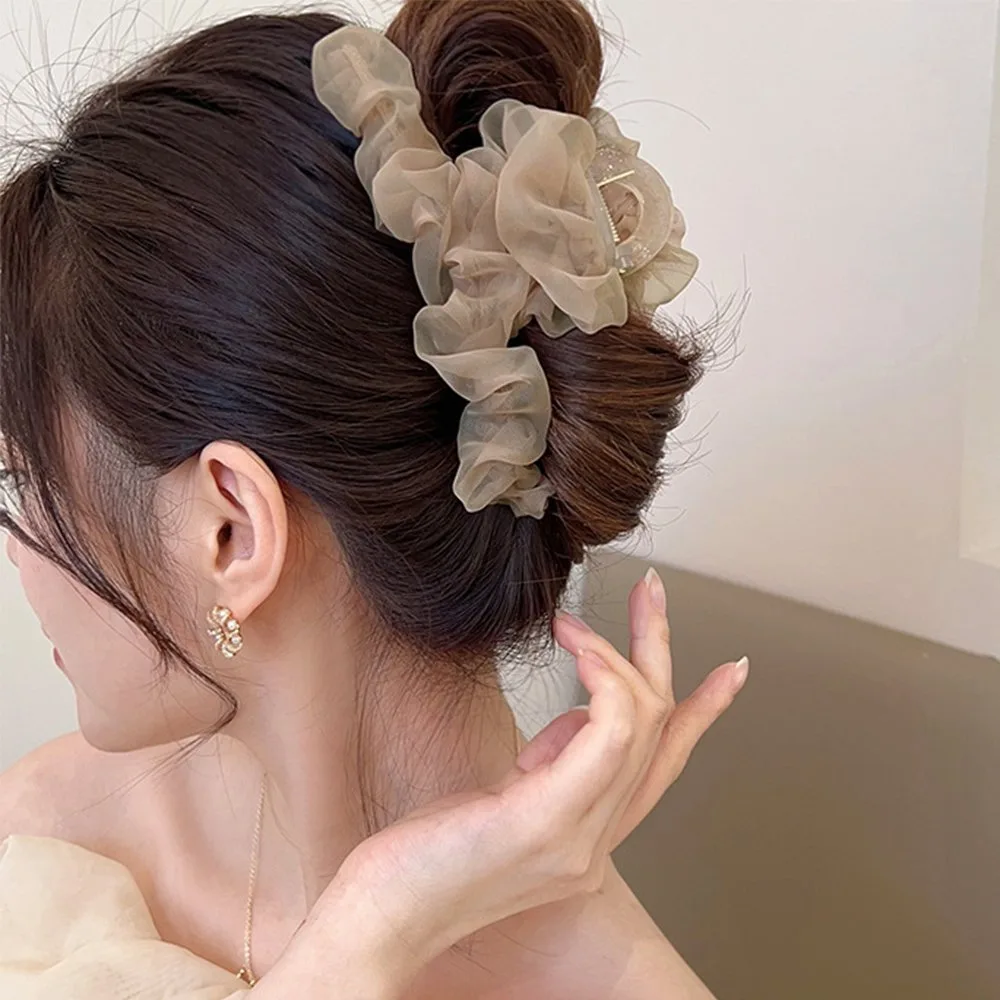 Заколки для волос, оборки, заколки для пучков Miniministore, beige