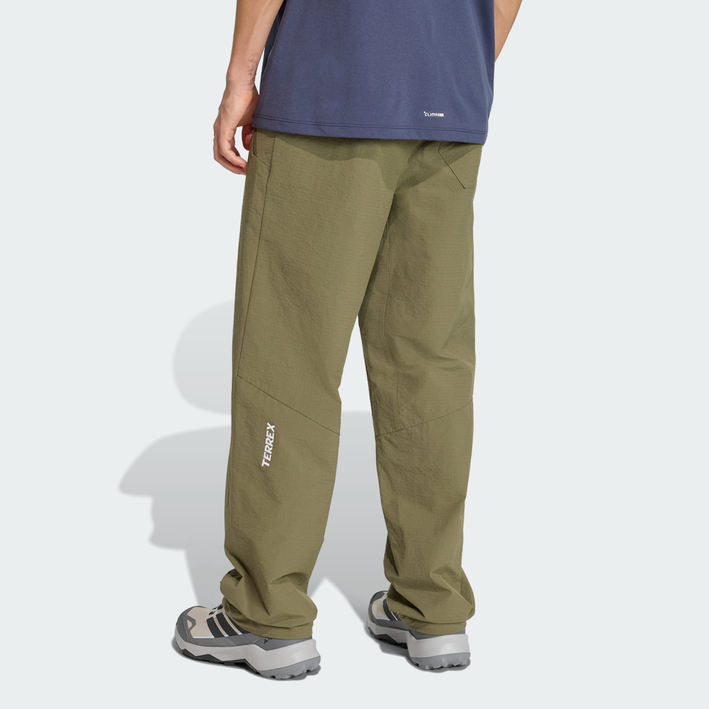 ADIDAS TERREX Уличные штаны Regular 'Xperior Clima365' в зеленом цвете — фото 3