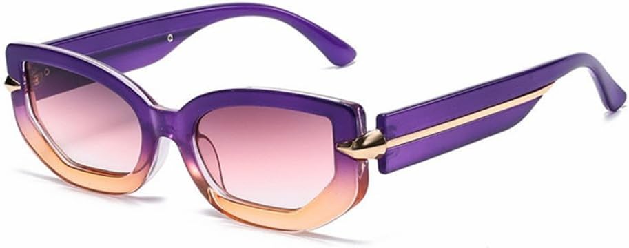 

Модные солнцезащитные очки Fashion Arrow с градиентным переходом цвета для мужчин и женщин, в стиле ретро, ​​унисекс, минималистичный дизайн, стильные очки с защитой от УФ-излучения UV400 TYUVIVO, Gray Pink