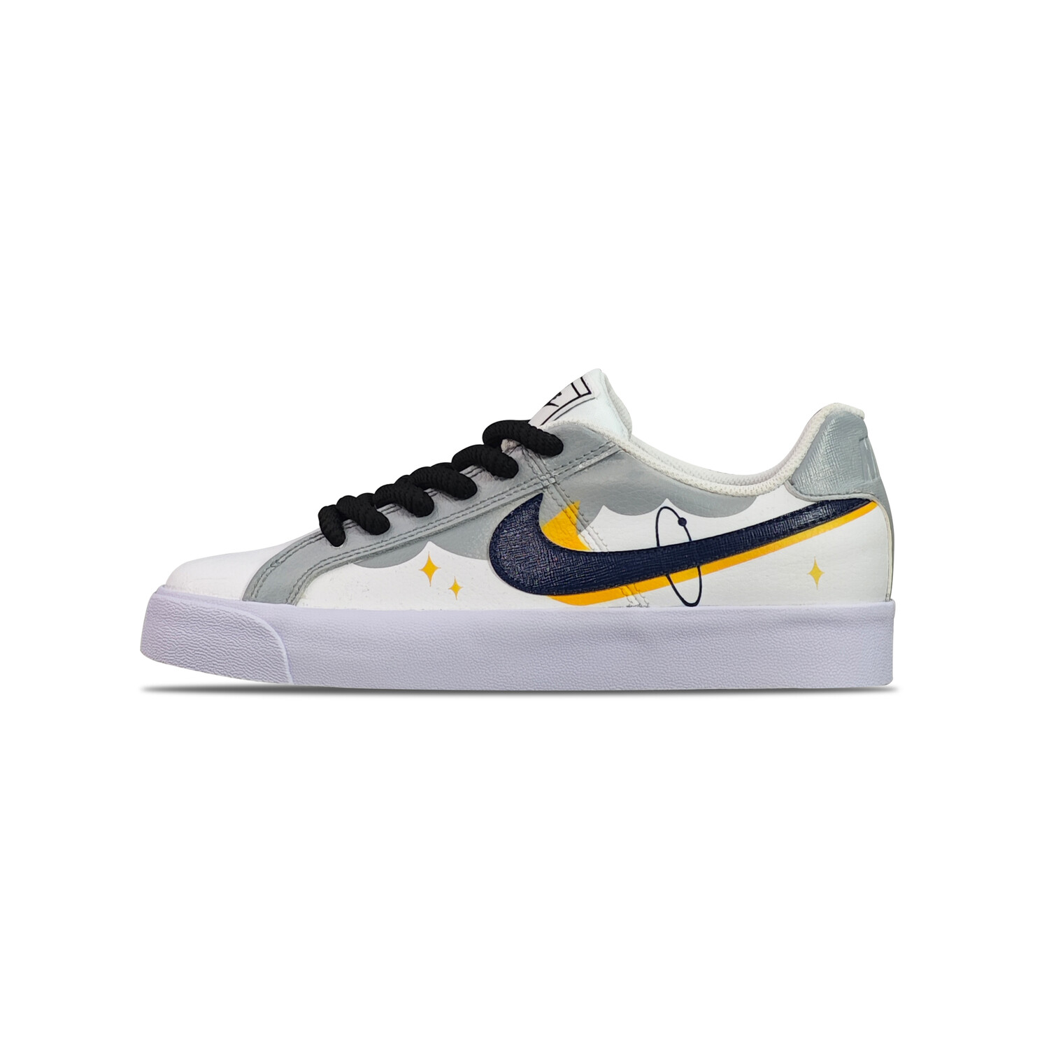 

Кроссовки Nike Court Royale Skateboarding Shoes Unisex Low-top Blue/White, темно-синий