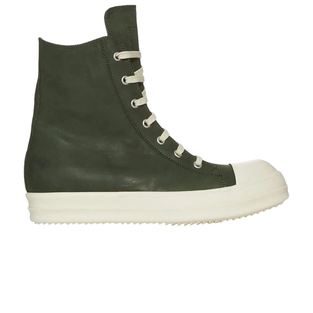 Высокие кроссовки Rick Owens Luxor High, зеленый