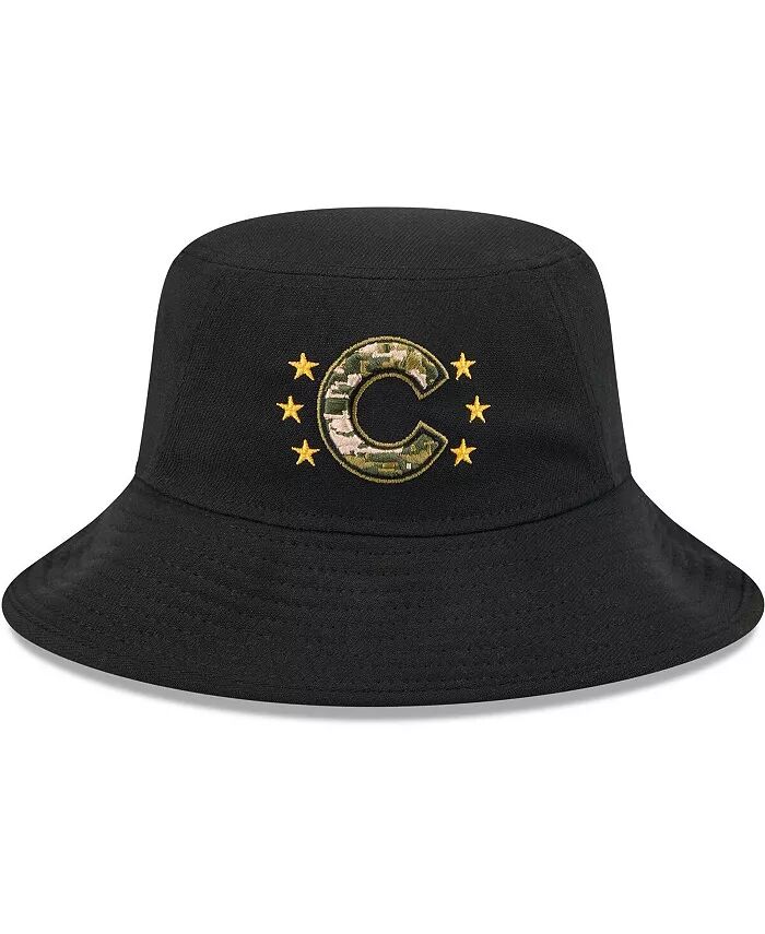 

Мужская черная панама Chicago Cubs 2024 ко Дню вооруженных сил New Era