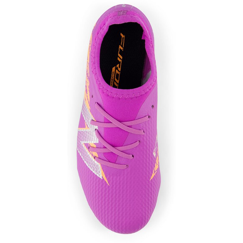 Футбольные бутсы для газона furon team jnr fg v8 New Balance, фиолетовый — фото 3