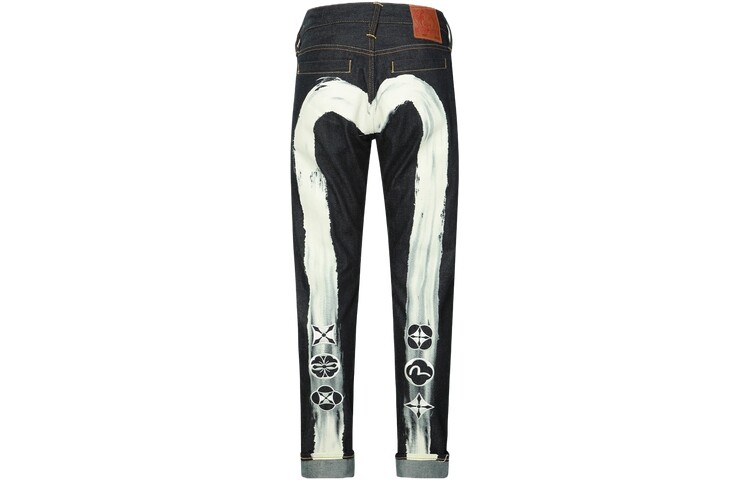 

Джинсы мужские деним синие Evisu, синий
