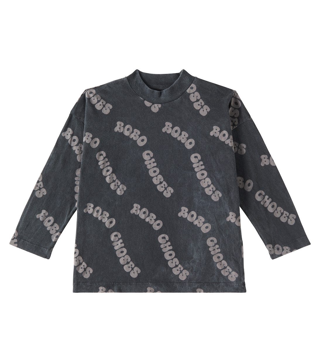 

Футболка из хлопкового джерси с логотипом Bobo Choses, Dark Grey