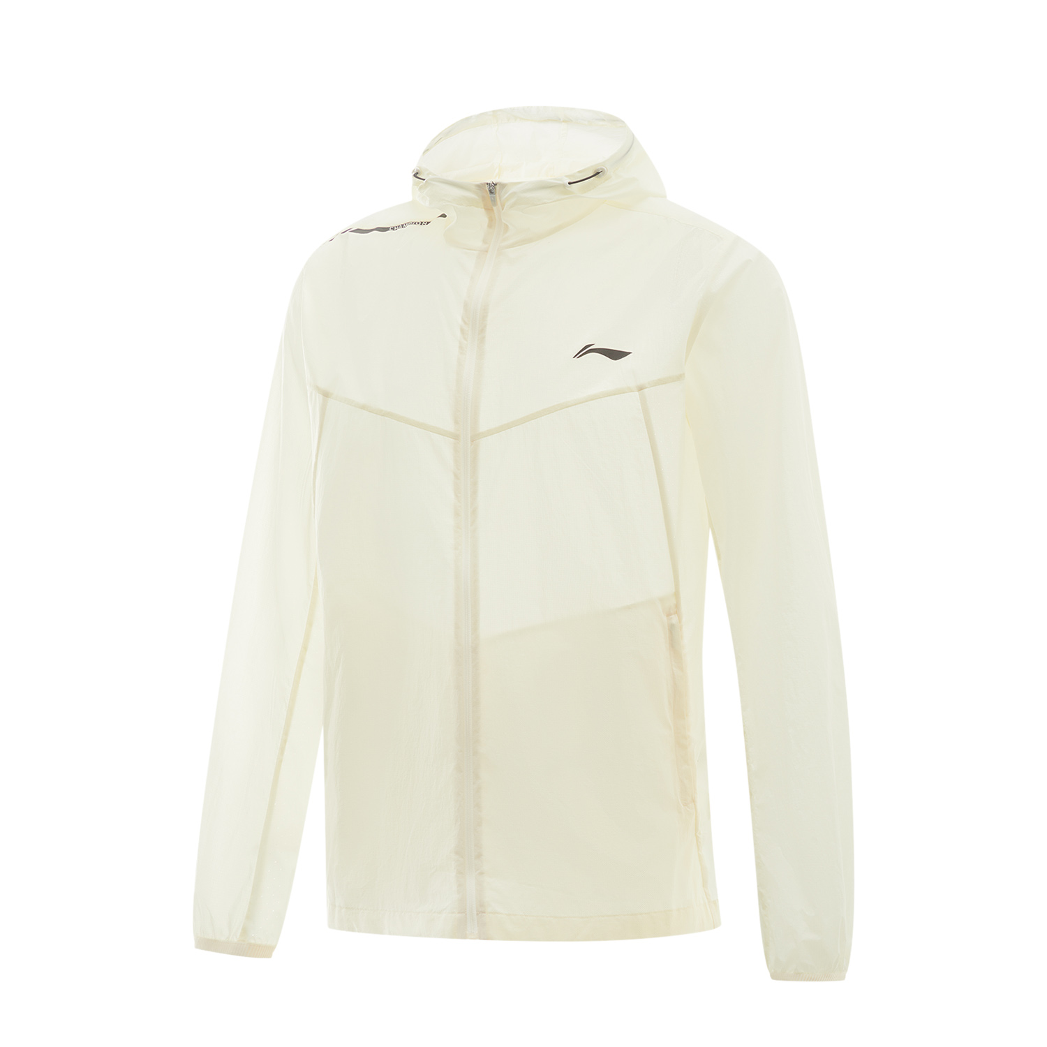 

LINING Куртка для настольного тенниса унисекс бежевая, Ecru