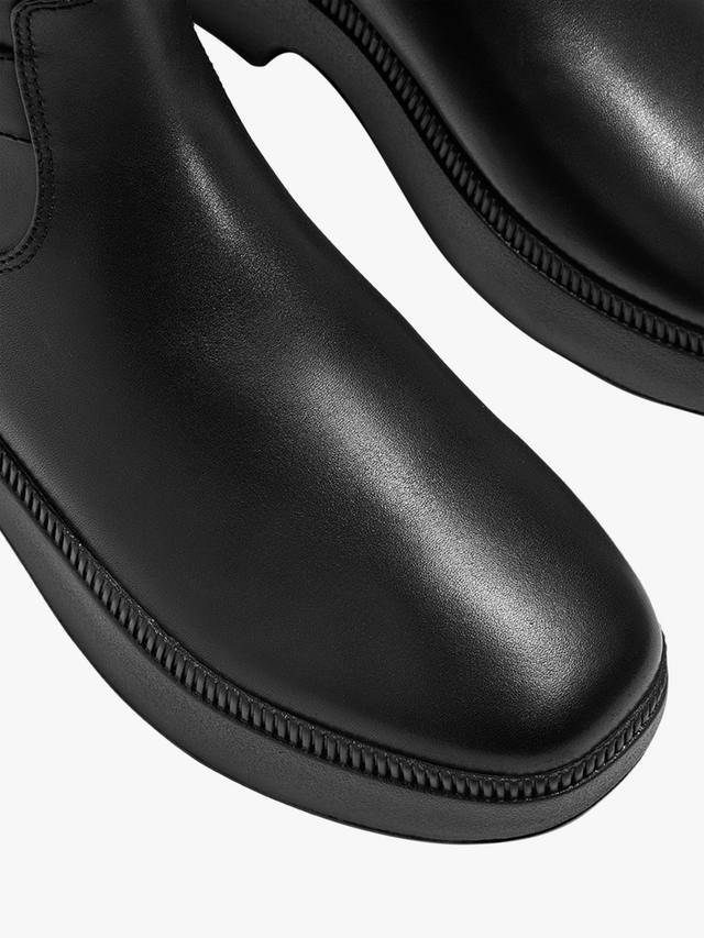 F-Luma короткие ботинки из кожи с кристальной пряжкой FitFlop, Black — фото 3