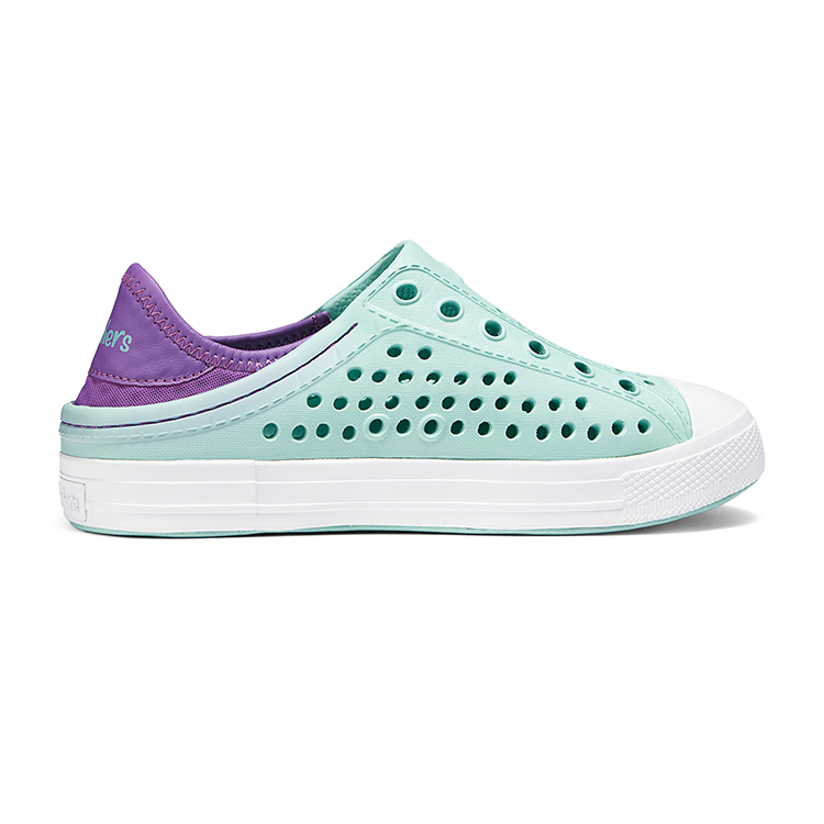 Детские сандалии turquoise для подростков Skechers, фиолетовый/зеленый (Giveaway 3) — фото 4