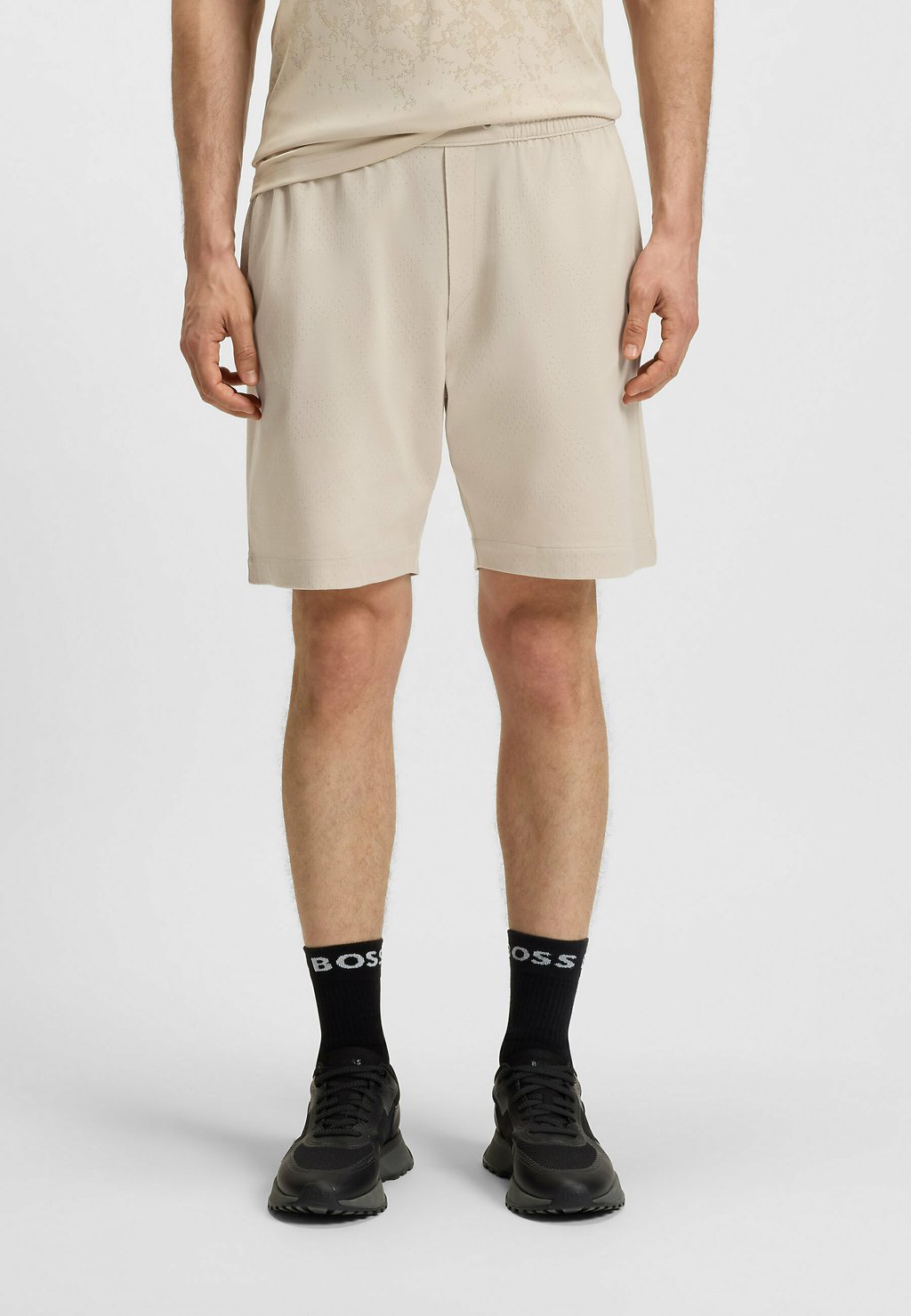 

Шорты HERITAGE SH BOSS, цвет Open Beige Four