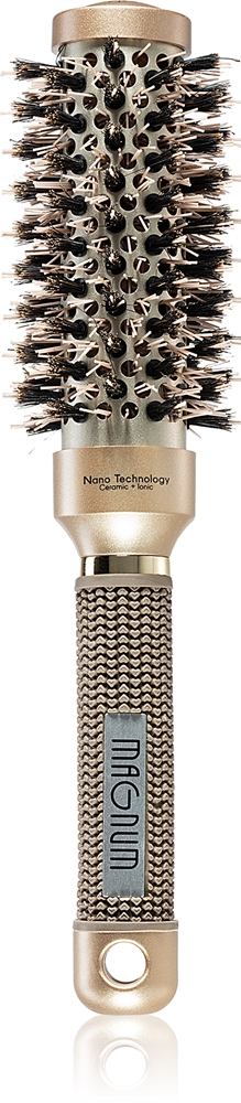 

Почувствуй стиль с круглой щеткой для волос с нанотехнологией Magnum, skersmuo 32 mm