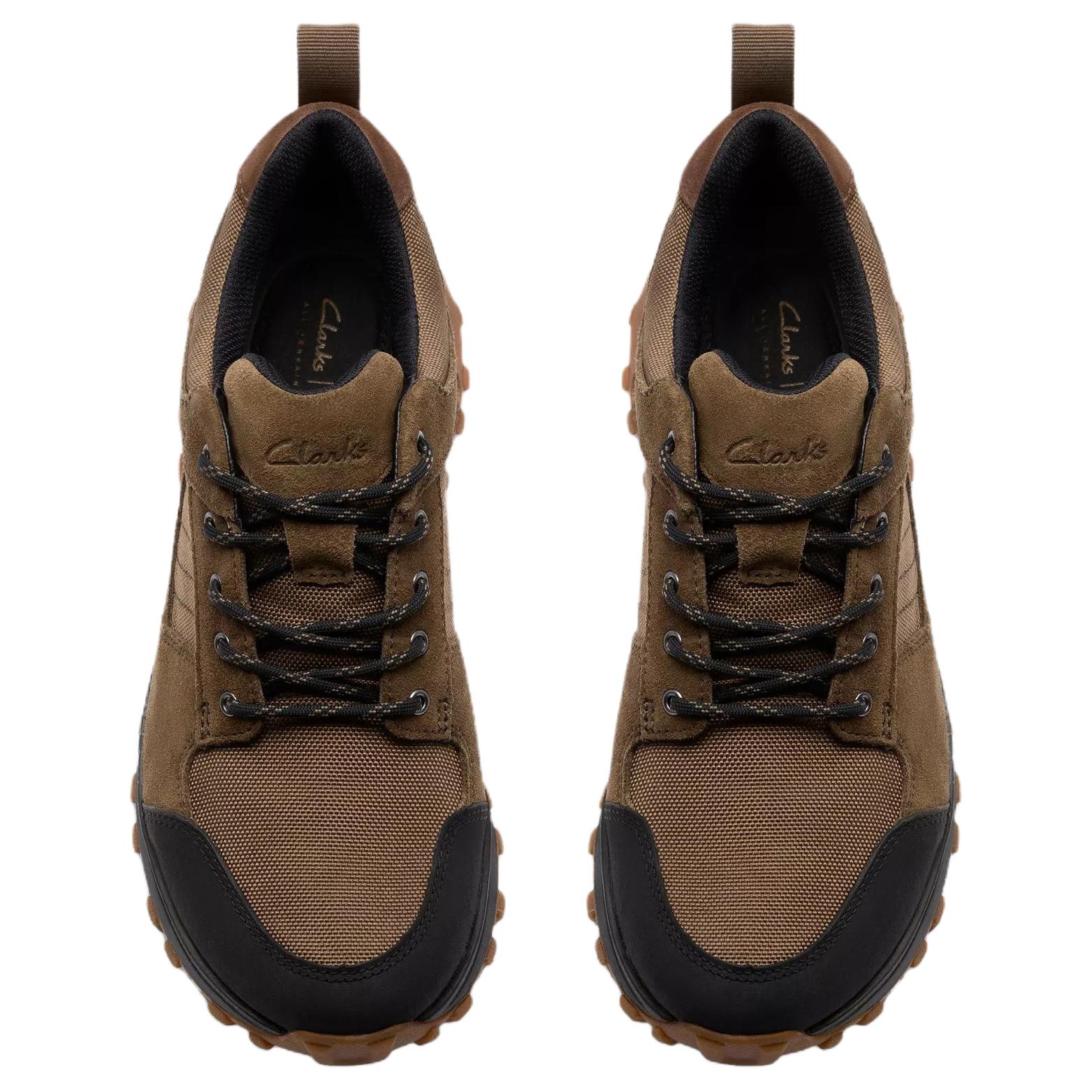 Clarks Атл Трек GTX низкие повседневные туфли мужские хаки, цвет Khaki — фото 4