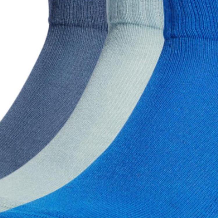 Adicolor MID CUT CREW Носки 3 Пары Низкие Носки Унисекс 3 Штуки Adidas Originals, 3 Штуки (Синий+Волшебный Серый+Темно-Синий) — фото 2