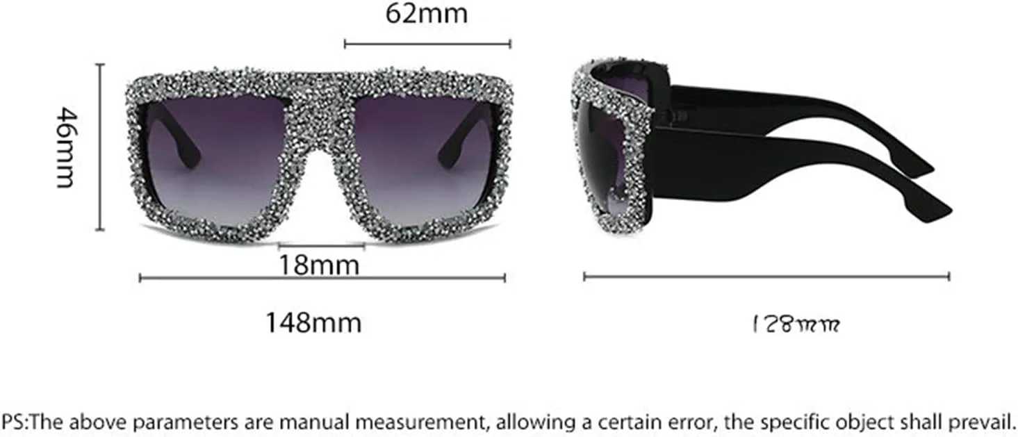 

Willochra — большие солнцезащитные очки с крупными стразами для женщин, цельные спортивные солнцезащитные очки в стиле Y2K для женщин в стиле панк, Brown