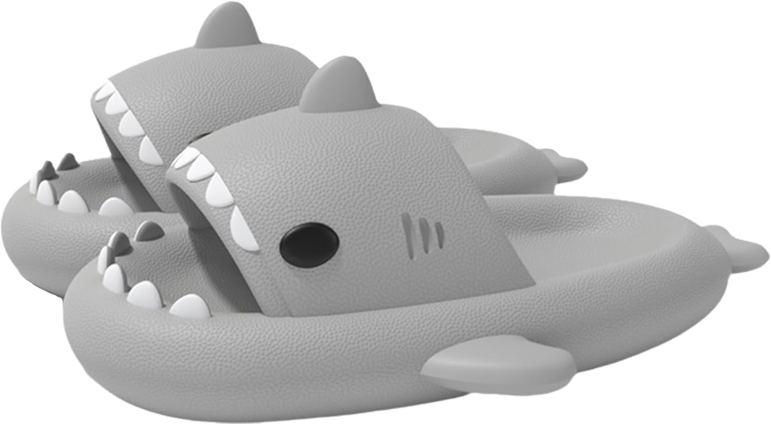 

Летаргическая акулья обувь для мужчин и женщин, милые плюшевые тапочки-животные для взрослых, уютные нескользящие акульи сандалии для ванной и улицы Lethargic, серый