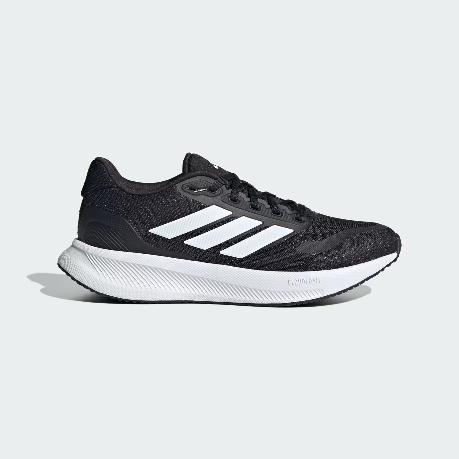 

Широкие кроссовки Runfalcon 5 Adidas, цвет Core Black/Cloud White/Core Black