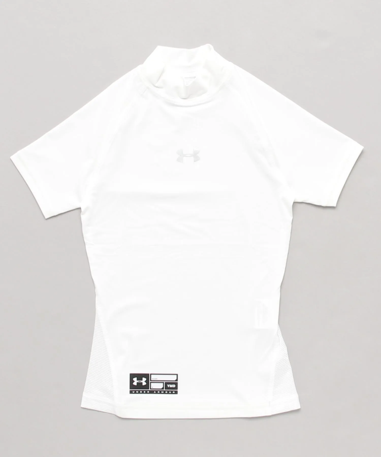 Детская футболка с компрессионным эффектом UNDER ARMOUR HEATGEAR ARMOUR белая — фото 2