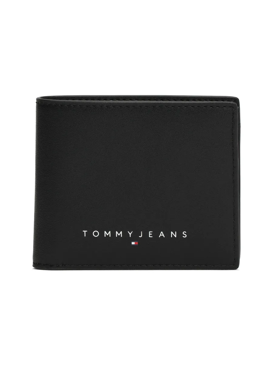 

Визитница Tommy Jeans "Мужская TJM LEATHER CC and COIN Cardholder", мужской кошелек, черный