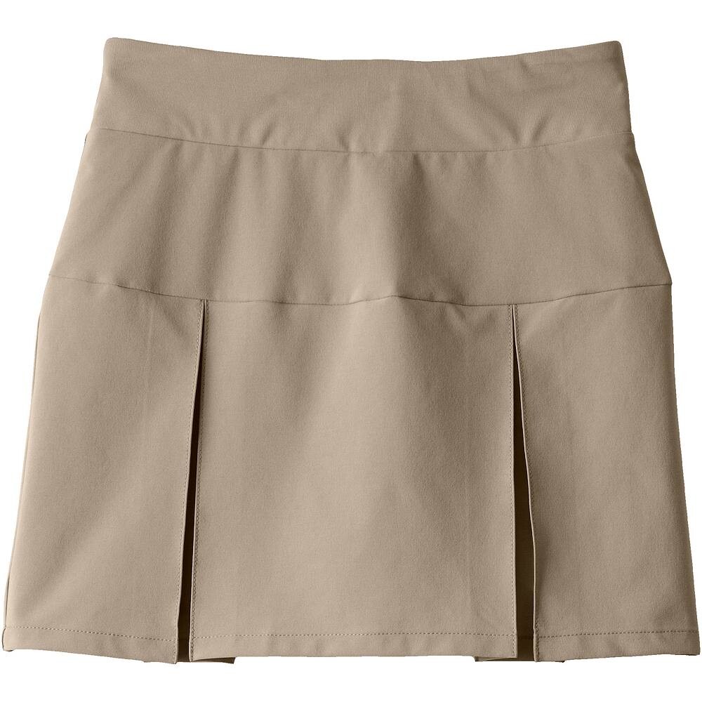 Плиссированная юбка униформы Lands' End для девочек 4–16 лет, цвет Khaki — фото 2