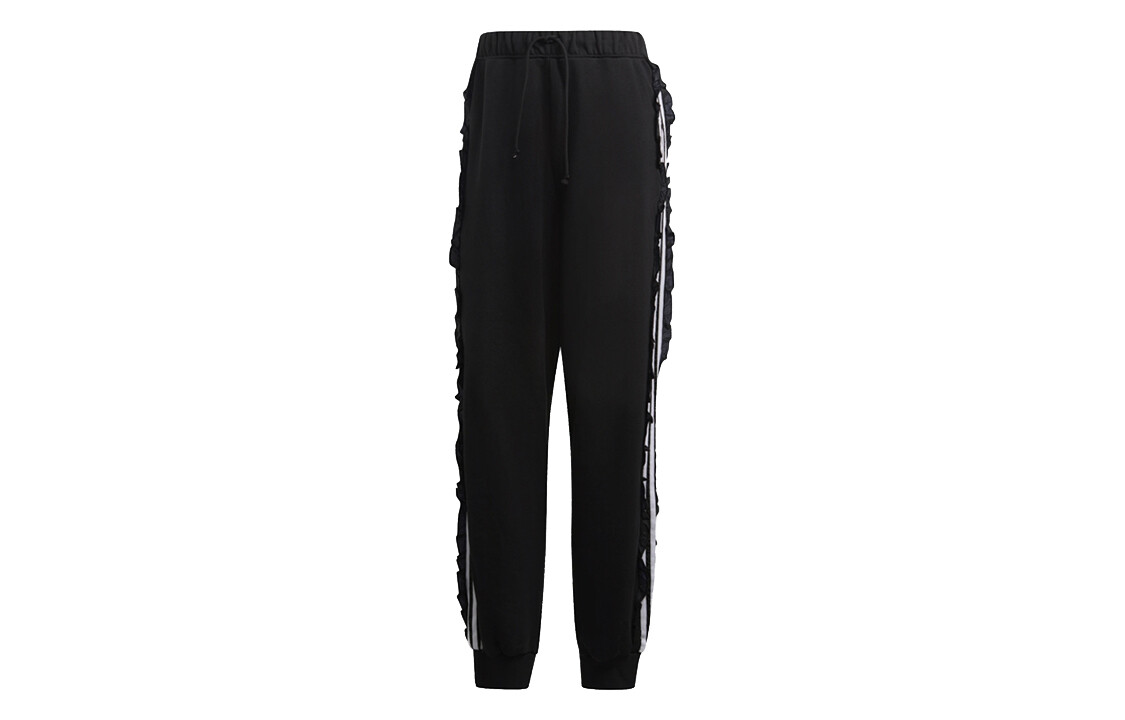 

Трикотажные спортивные штаны женские черные Adidas Originals